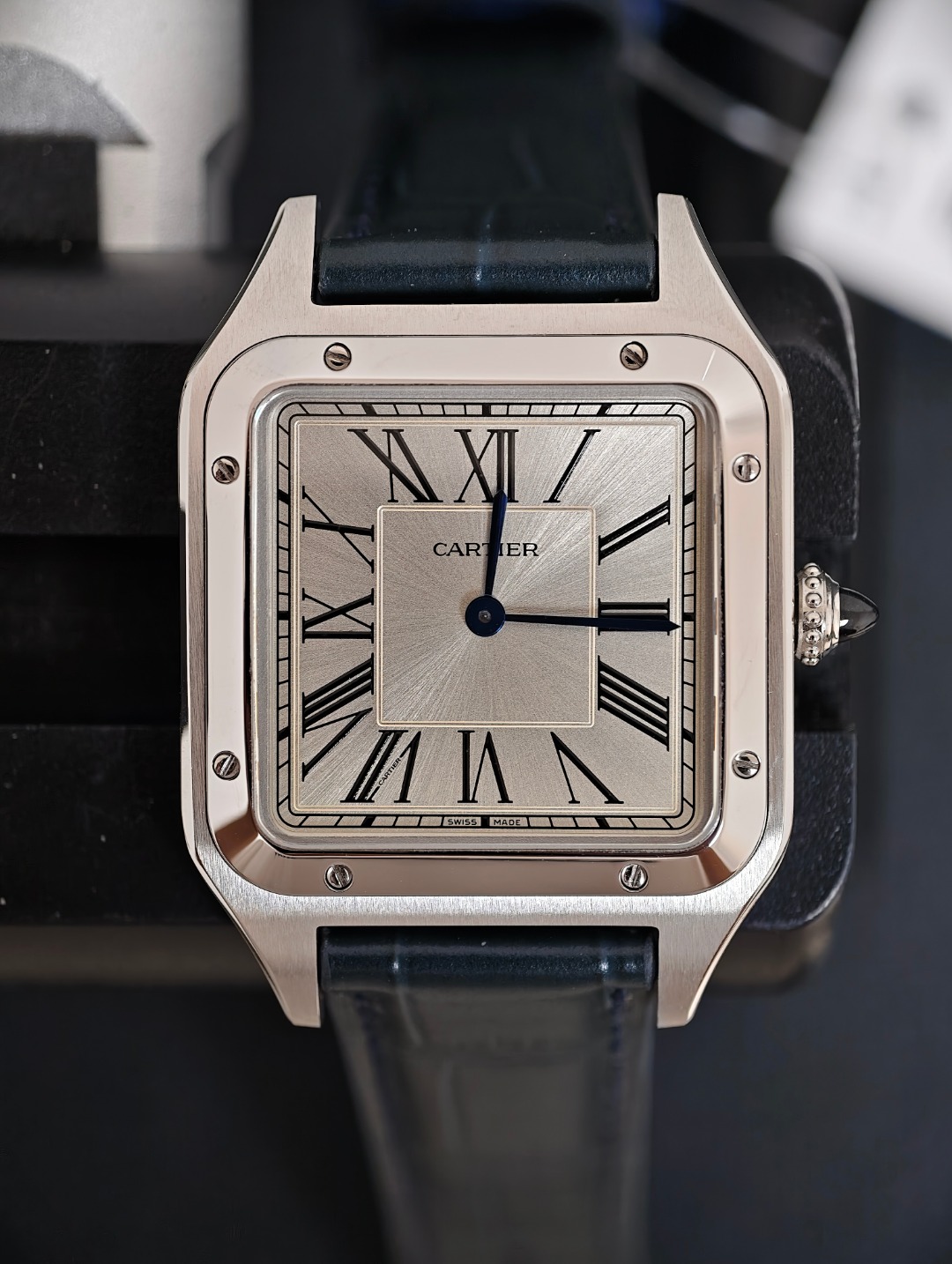 Cartier Dumont, Silver dial