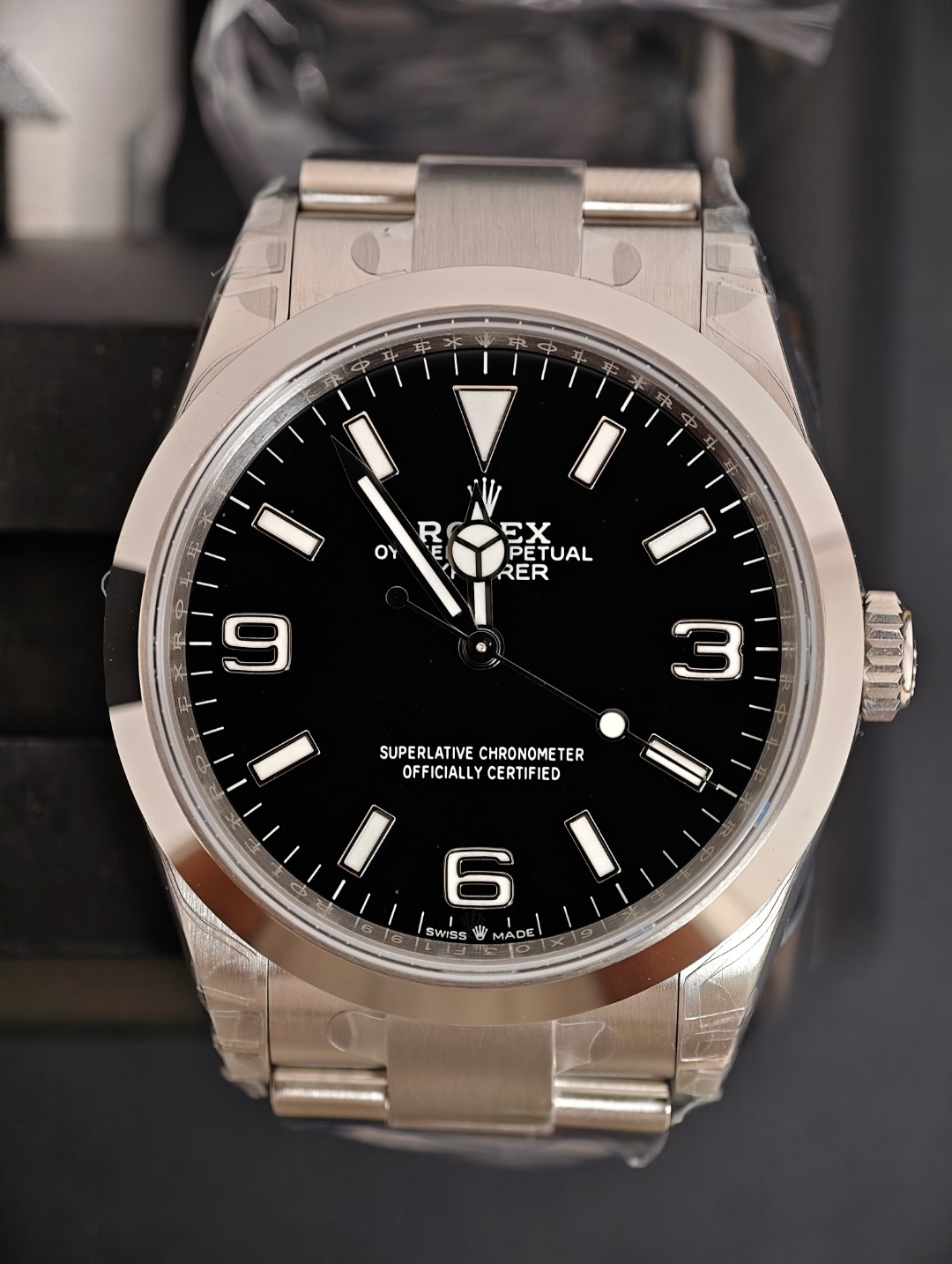 Rolex AirKing, Black dial