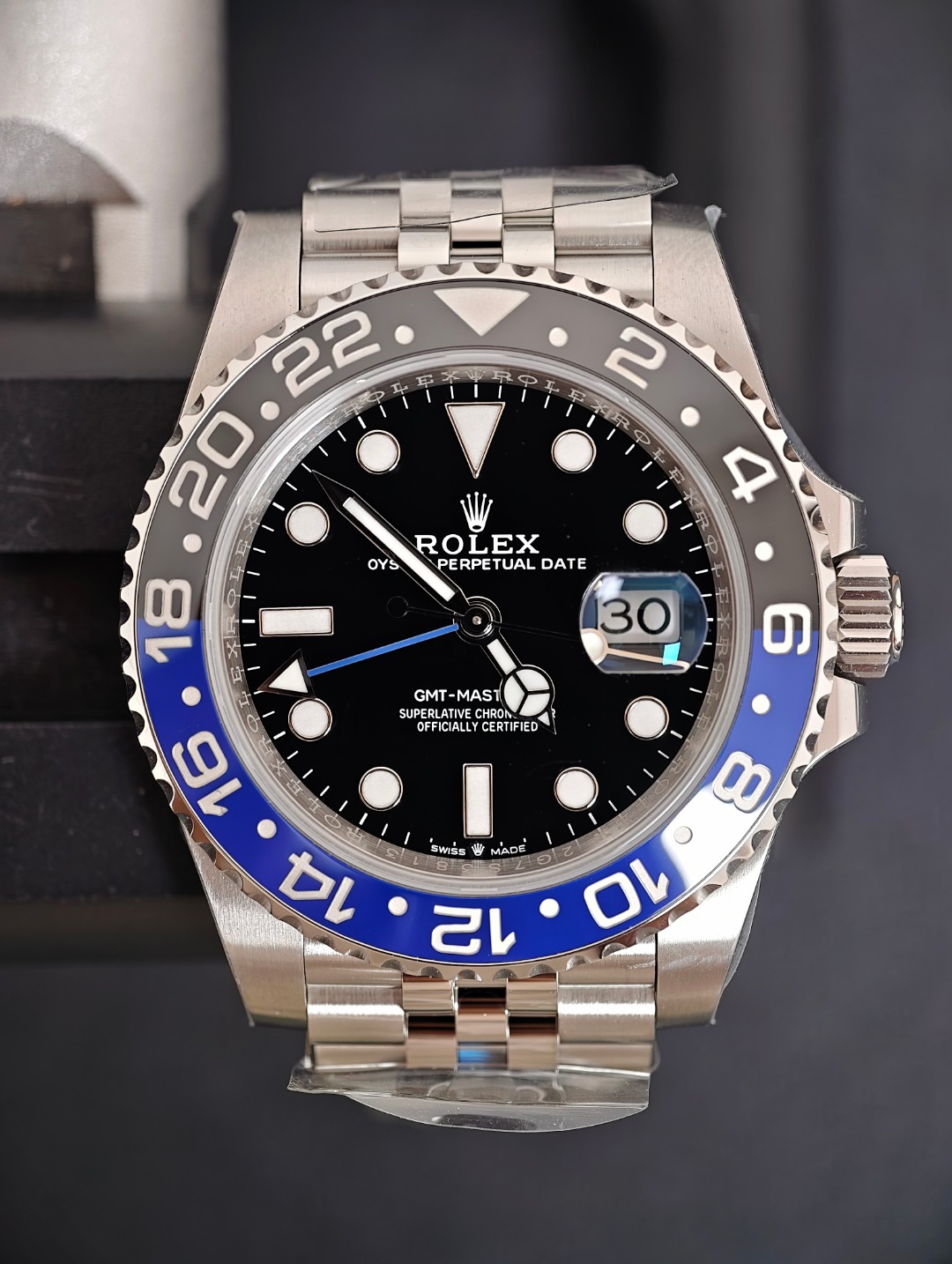 Rolex Batgirl, Black dial