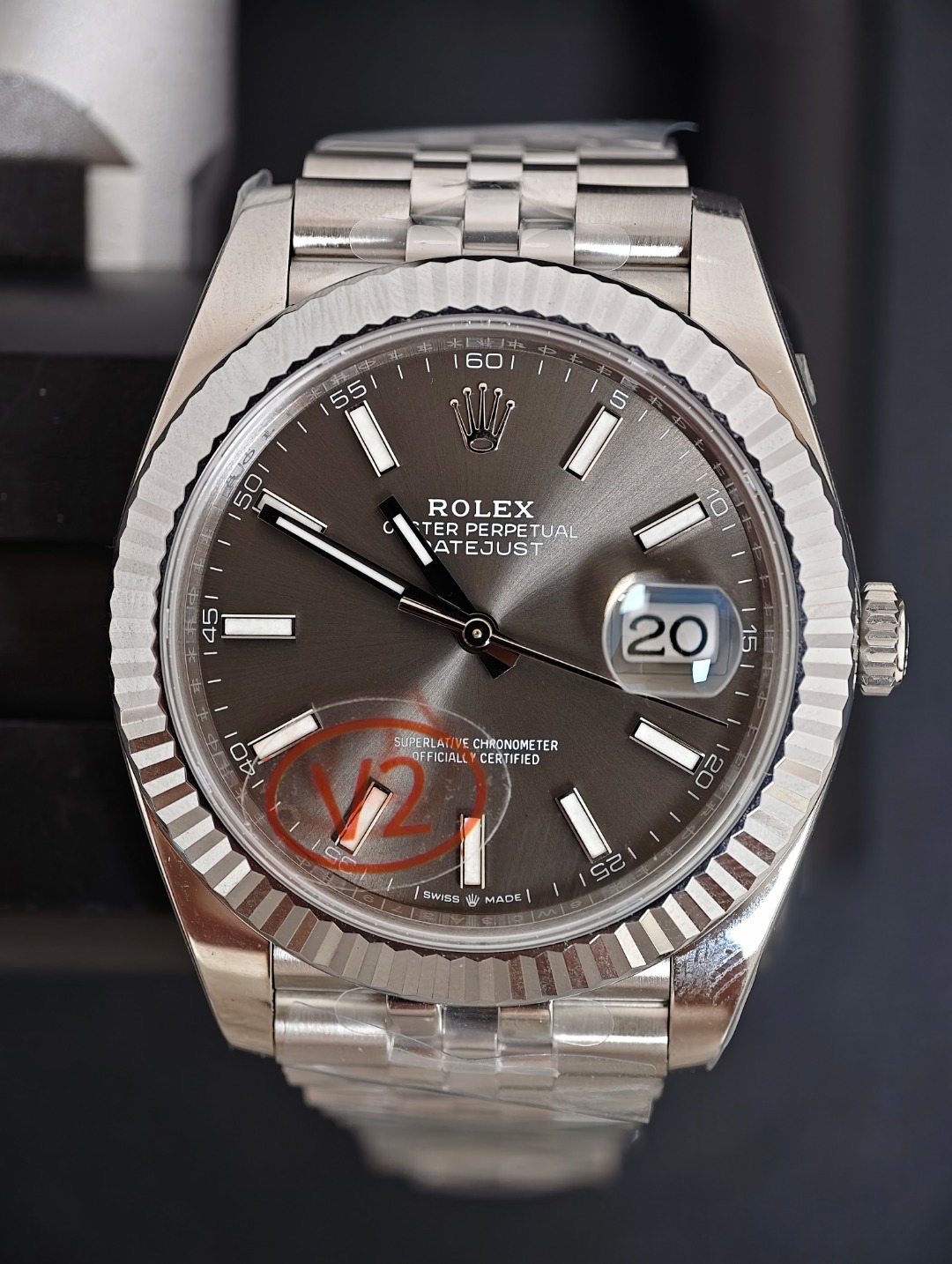 Rolex Datejust 41, Grey Dial dial
