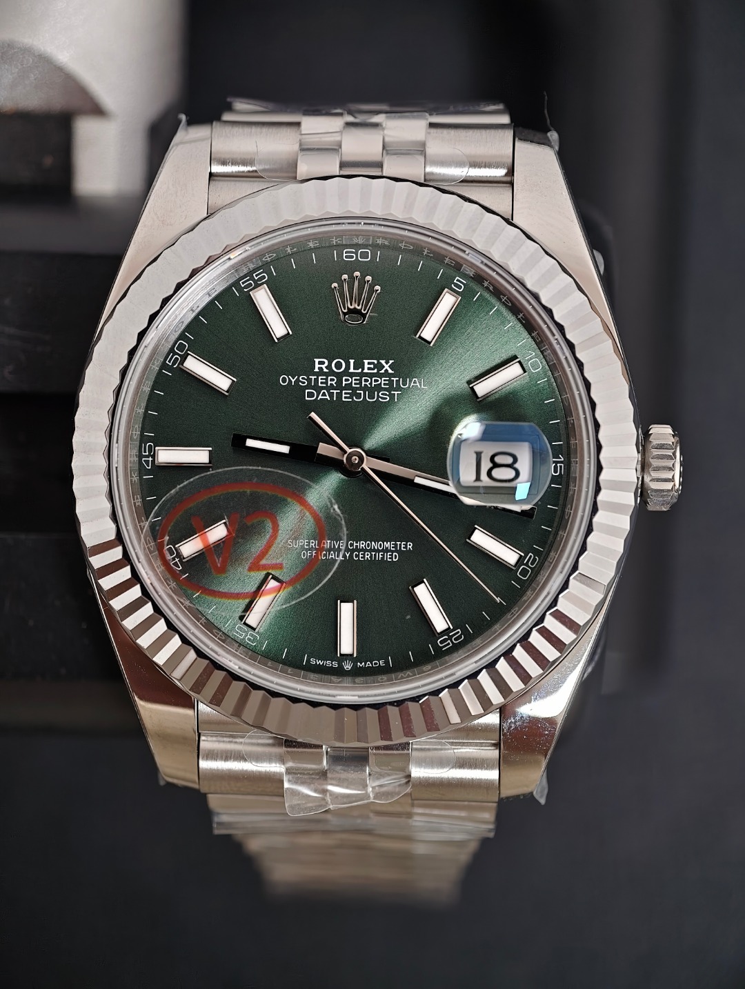 Rolex Datejust 41, Green Dial dial