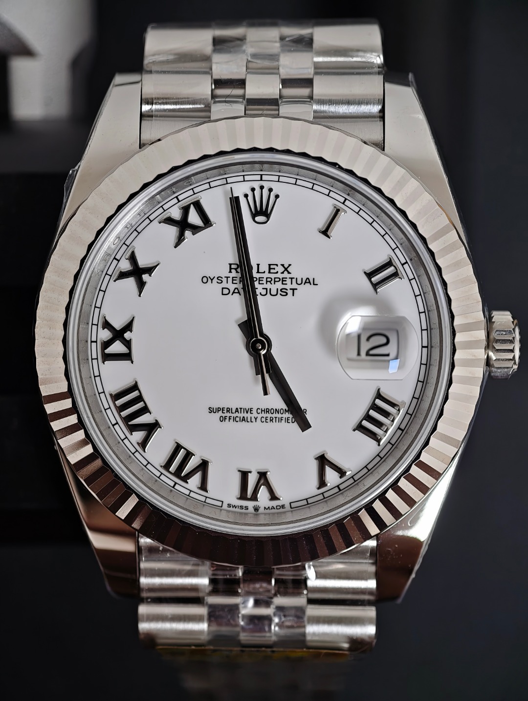 Rolex Datejust 41 Roman Dial, White dial