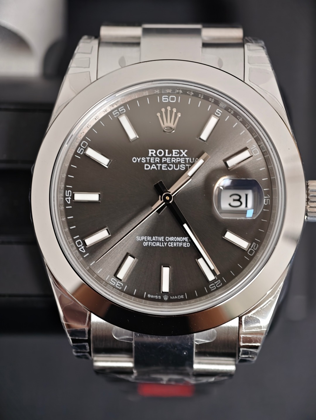Rolex Datejust Grey, Grey dial