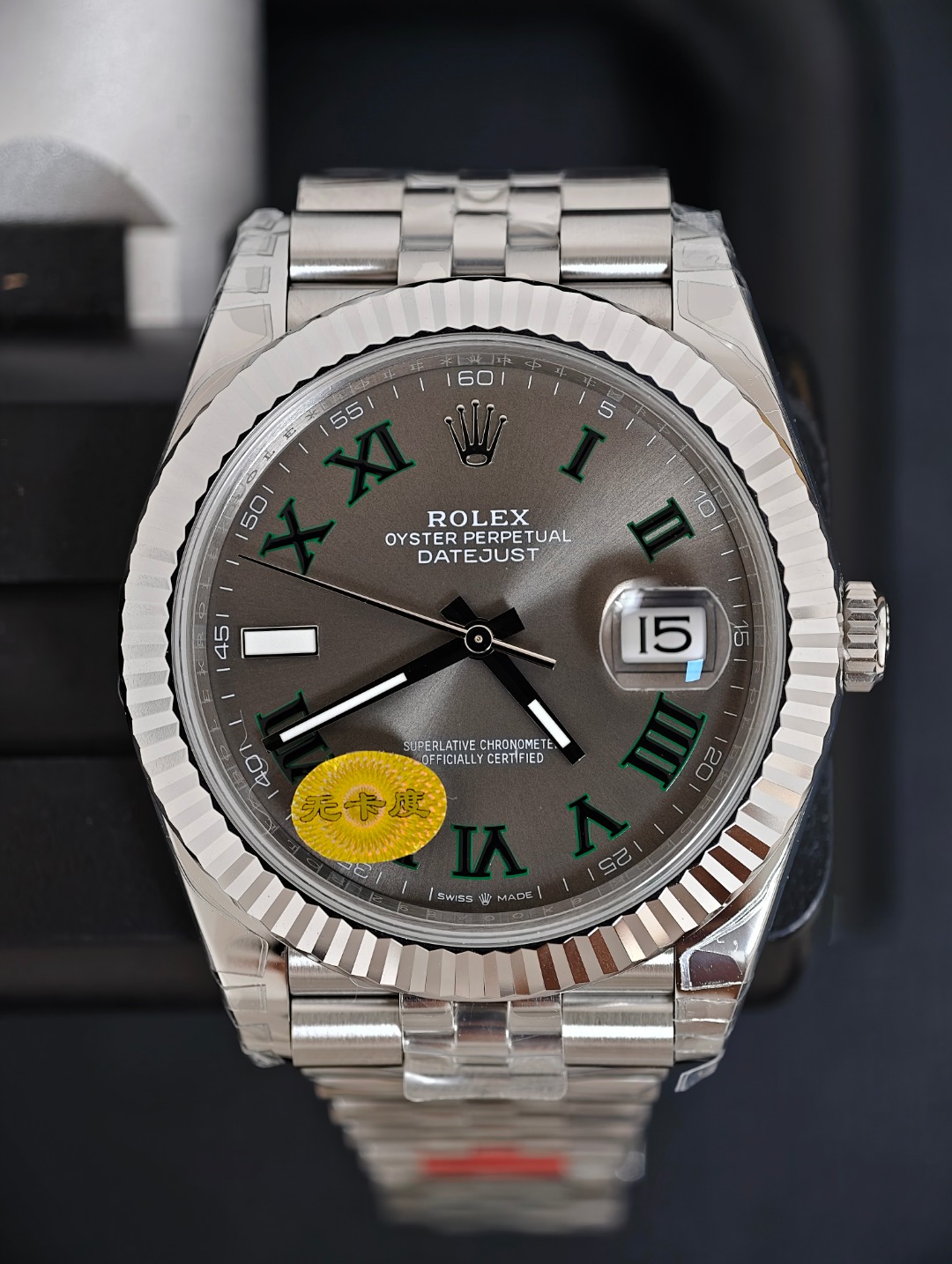 Rolex Datejust Wimbledon, Grey dial