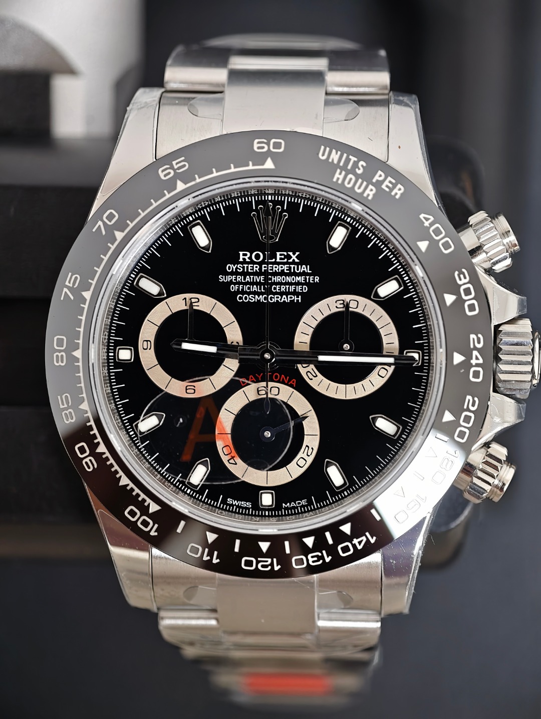 Rolex Daytona Black, Black dial