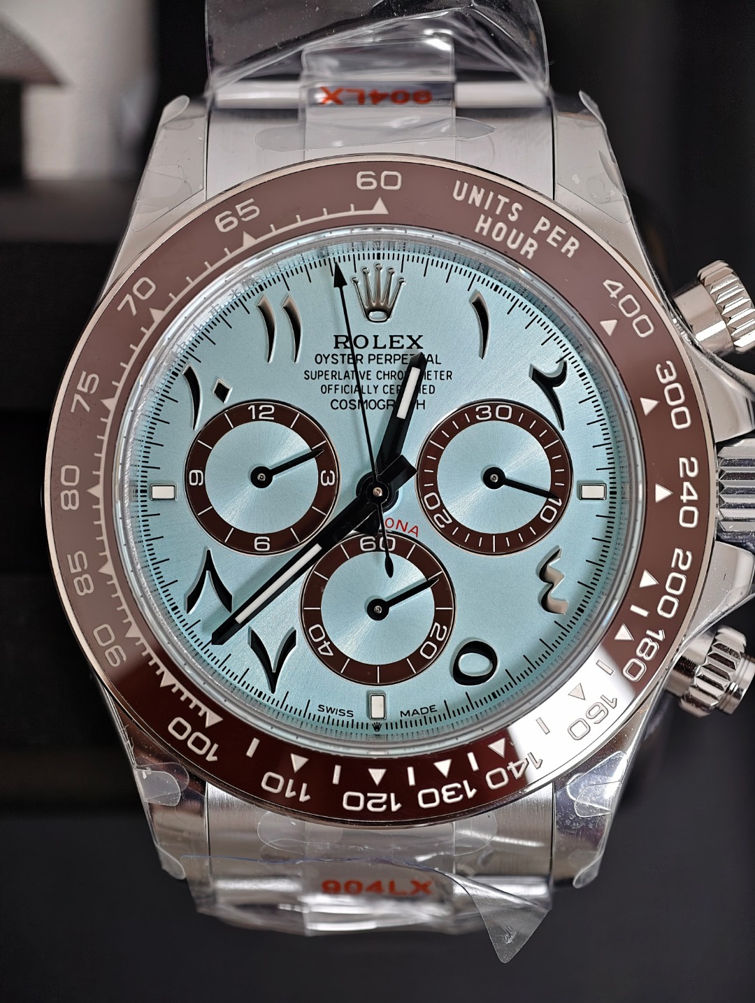 Rolex Daytona Platinum 4131, Light Blue dial