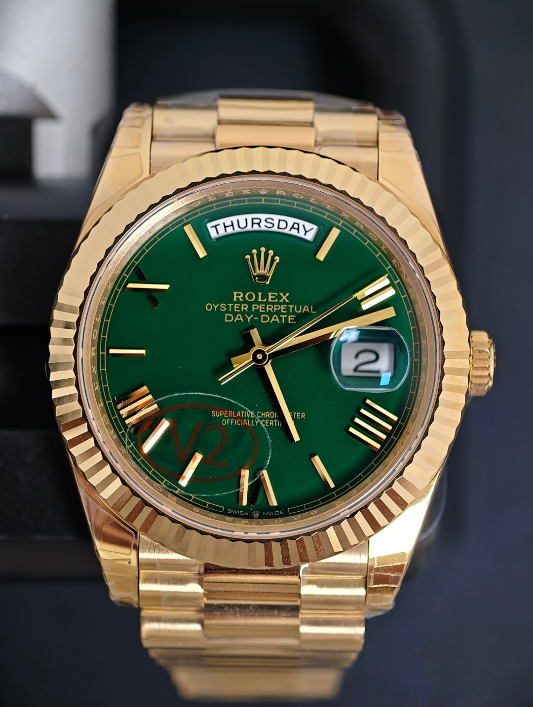 Rolex Golden Daydate, Green dial