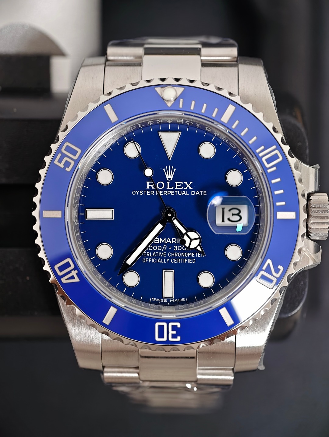 Rolex Submariner Blue, Blue dial