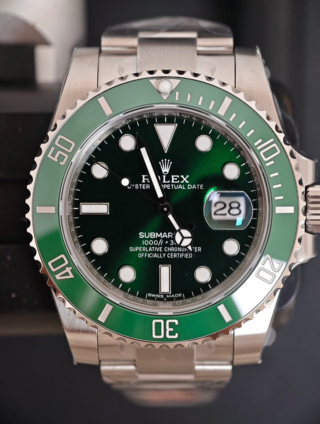 Rolex Submariner Hulk, Green dial