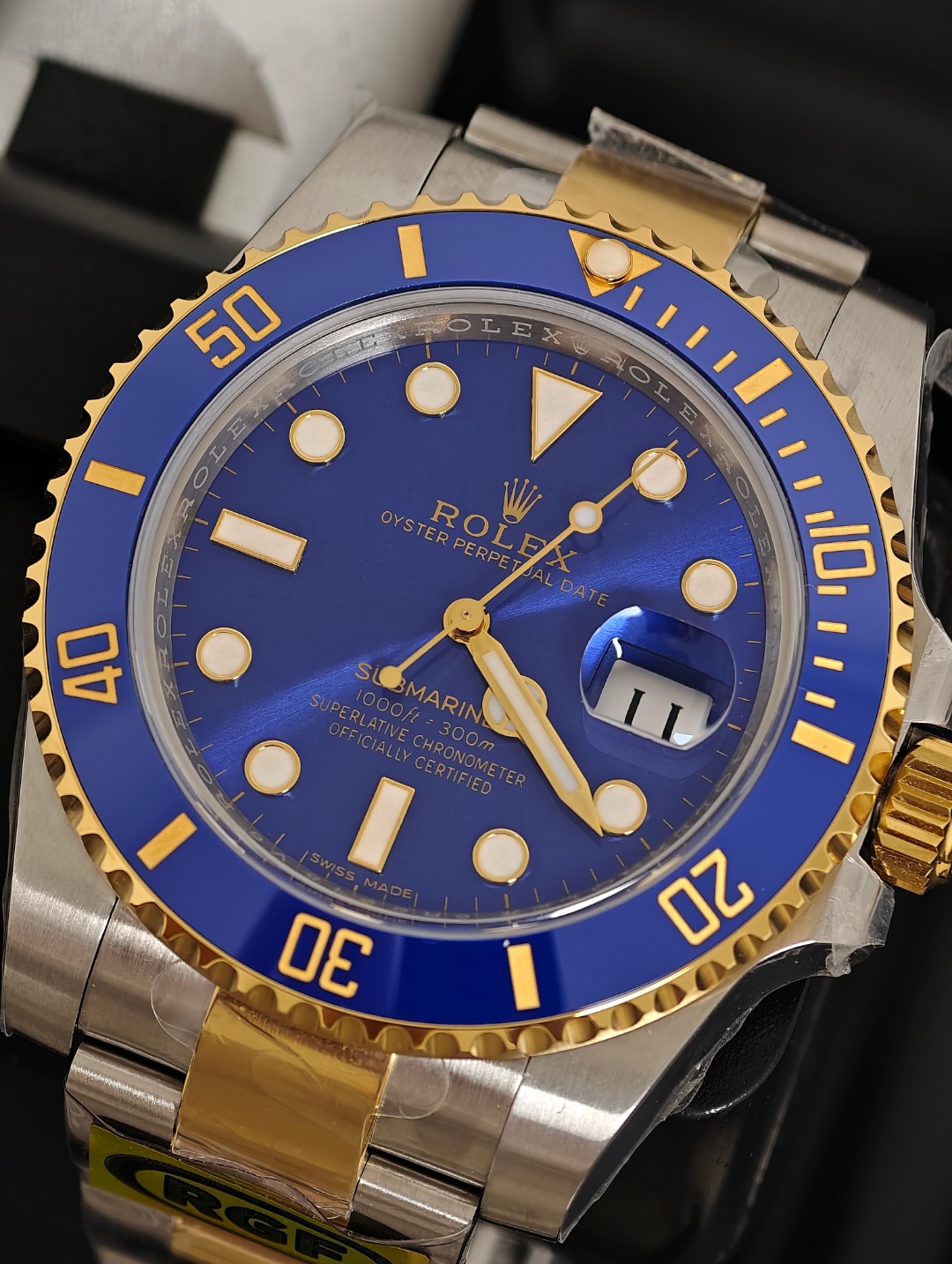 Rolex Submariner Two Tone, Blue dial