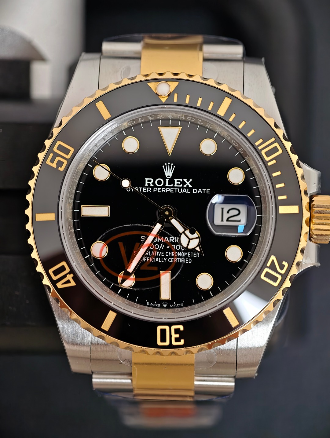 Rolex Submariner Two Tone, Black dial