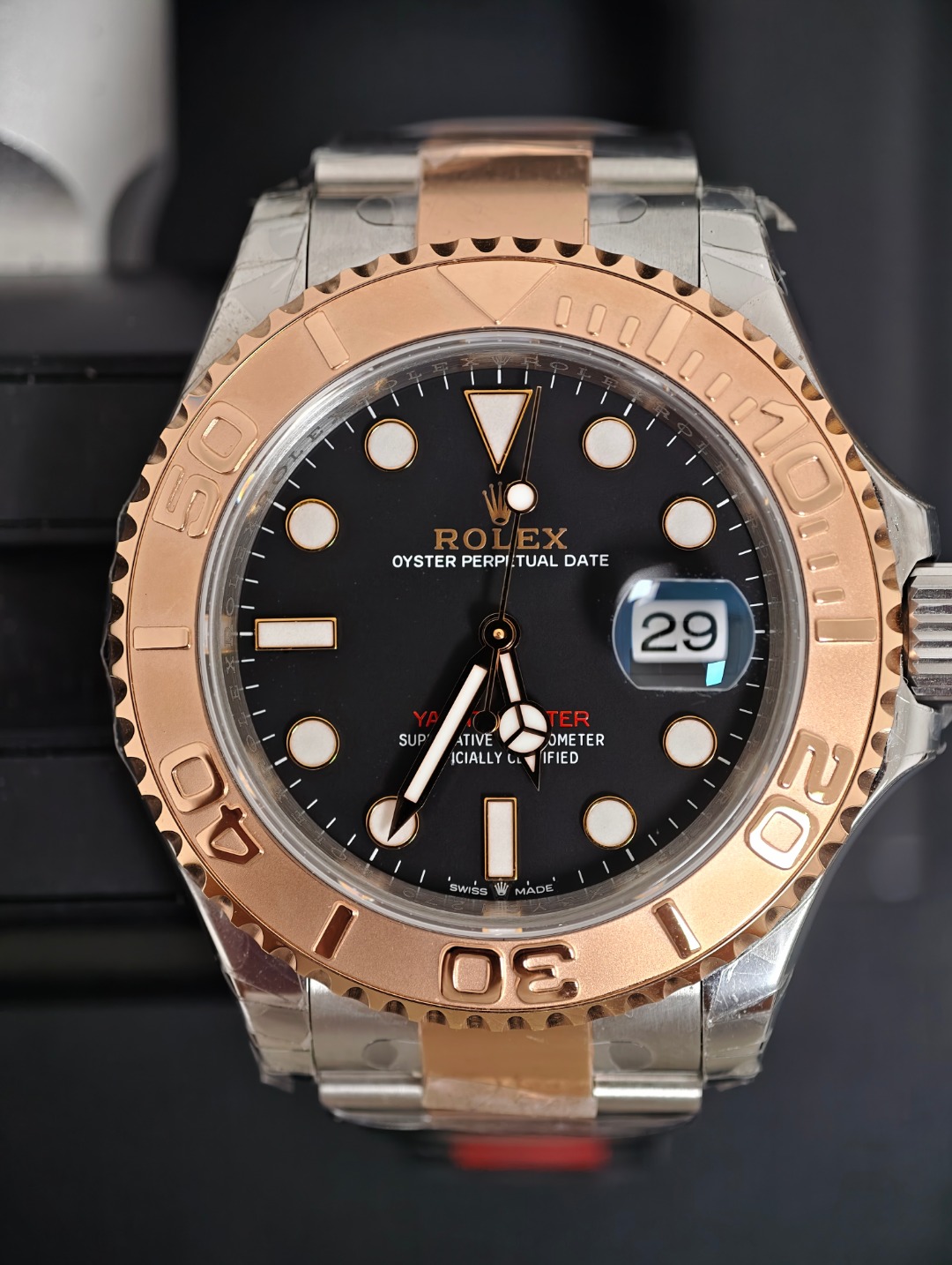 Rolex Yachtmaster Chocolate, Black dial