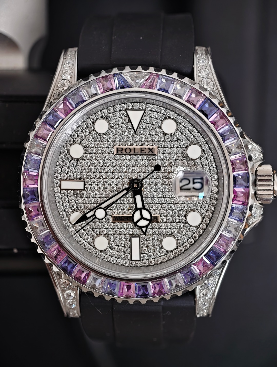 Rolex Yachtmaster Diamonds, Diamonds dial