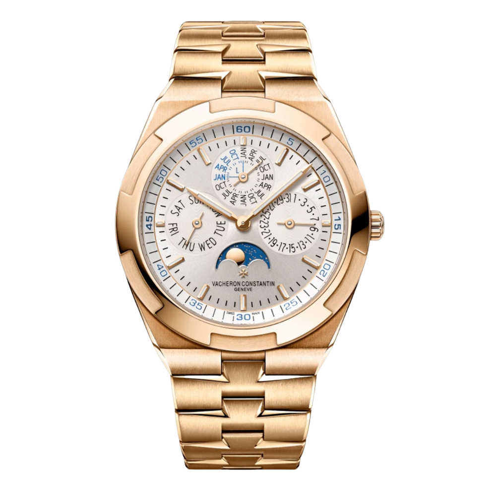 Vacheron Constantin Overseas Perpetual Calendar, Silver-toned dial
